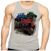 Camiseta Regata adulto ou infantil Jeep off road jipeiro estilo vida - Foto 2