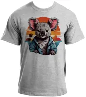 Baby look blusa feminina ou Camiseta Coala urso panda lindo - Foto 2