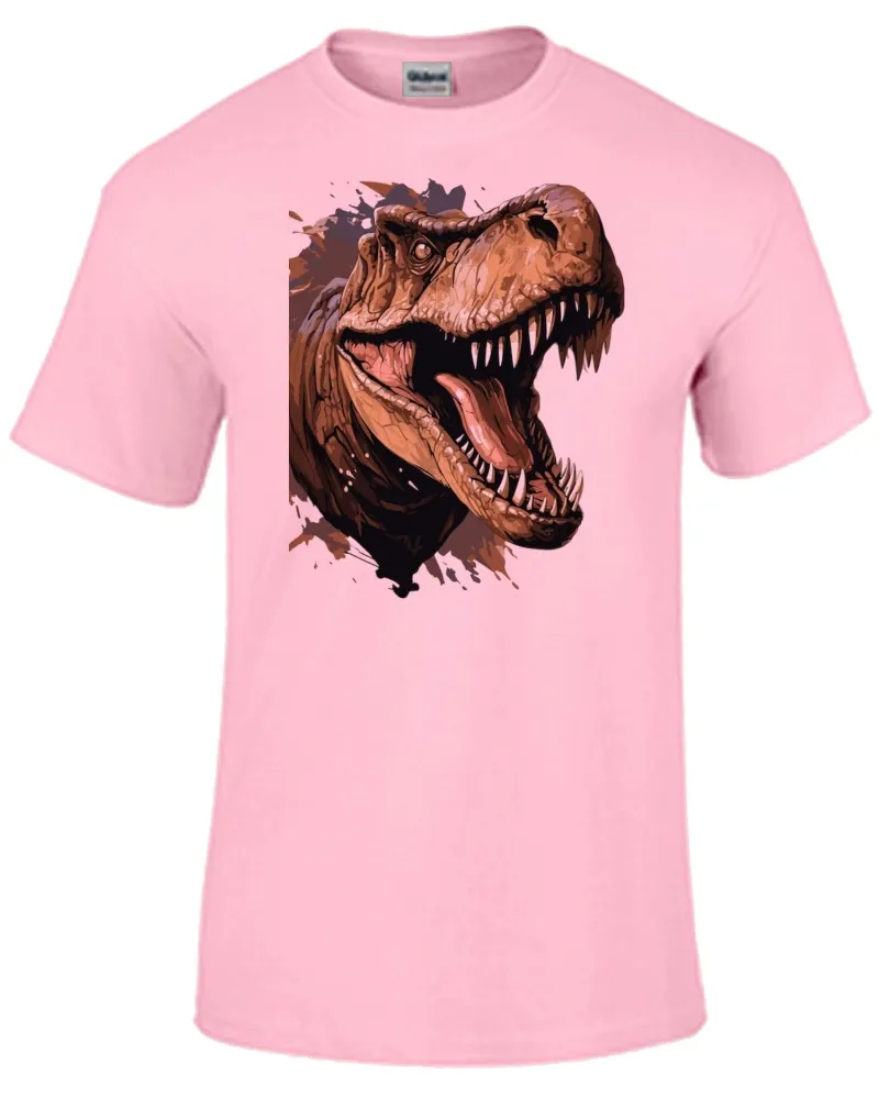 Baby look blusa feminina ou Camiseta dinossauro rex repitil