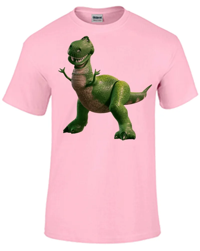 Baby look blusa feminina ou Camiseta Rex dinossauro toy story