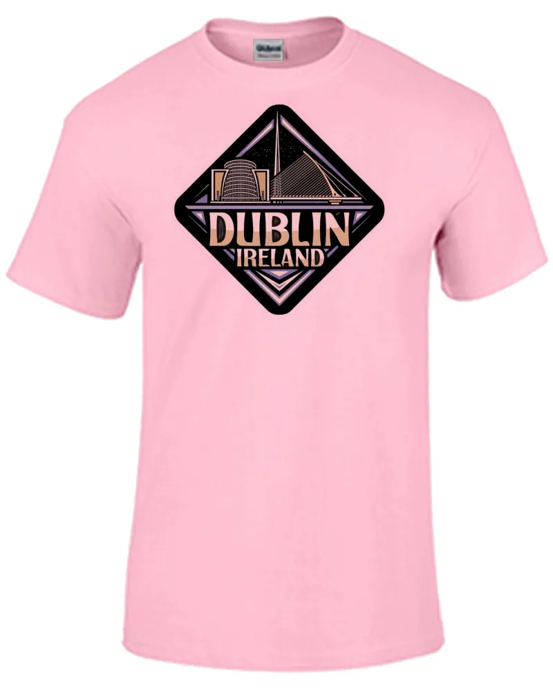 Baby look blusa feminina ou Camiseta Dublin Irlanda lembrança Imagem