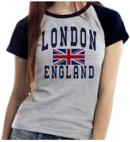 Baby look blusa feminina ou Camiseta Londres Inglaterra london - Foto 4