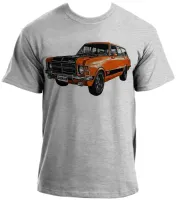 Baby look blusa feminina ou Camiseta Chevrolet caravan SS carro antigo - Foto 2