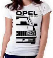 Baby look blusa feminina ou Camiseta Chevrolet Monza Opel carro antigo - Foto 3