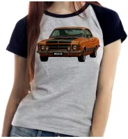 Baby look blusa feminina ou Camiseta Chevrolet Opala SS carro antigo - Foto 4