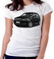 Baby look blusa feminina ou Camiseta Fiat palio carro antigo - Foto 3