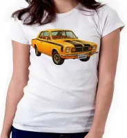 Baby look blusa feminina ou Camiseta For Corcel GT carro antigo - Foto 3