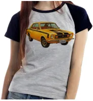 Baby look blusa feminina ou Camiseta For Corcel GT carro antigo - Foto 4
