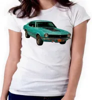 Baby look blusa feminina ou Camiseta Ford Maverick carro antigo - Foto 3