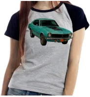 Baby look blusa feminina ou Camiseta Ford Maverick carro antigo - Foto 4