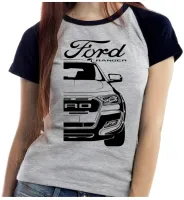 Baby look blusa feminina ou Camiseta ford ranger mk3 camionete - Foto 4