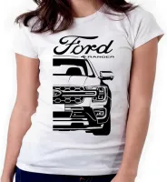 Baby look blusa feminina ou Camiseta ford ranger mk4 modelo novo - Foto 3