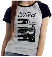 Baby look blusa feminina ou Camiseta ford ranger mk4 modelo novo - Foto 4