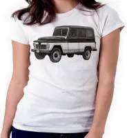 Baby look blusa feminina ou Camiseta Ford Rural Willys carro antigo - Foto 4