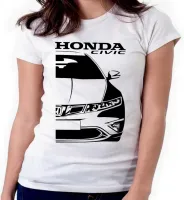 Baby look blusa feminina ou Camiseta Honda civic geração 8 - Foto 3