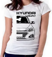 Baby look blusa feminina ou Camiseta Hyundai HB20 carro do Brasil - Foto 3