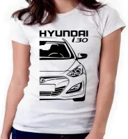 Baby look blusa feminina ou Camiseta Hyundai I30 modelo 2012 top - Foto 4