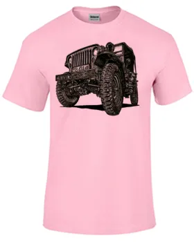Baby look blusa feminina ou Camiseta Jeep Willys off road jipeiro estilo vida