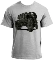 Baby look blusa feminina ou Camiseta Jeep Willys off road jipeiro estilo vida - Foto 2