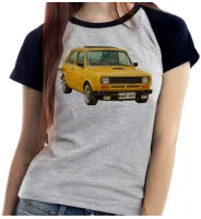 Baby look blusa feminina ou Camiseta Fiat 147 carro antigo classico - Foto 4