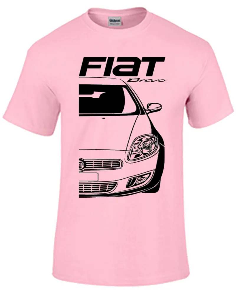 Baby look blusa feminina ou Camiseta Fiat bravo carro classico top Imagem