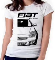 Baby look blusa feminina ou Camiseta Fiat bravo carro classico top - Foto 4