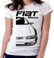 Baby look blusa feminina ou Camiseta Fiat marea carro antigo - Foto 3