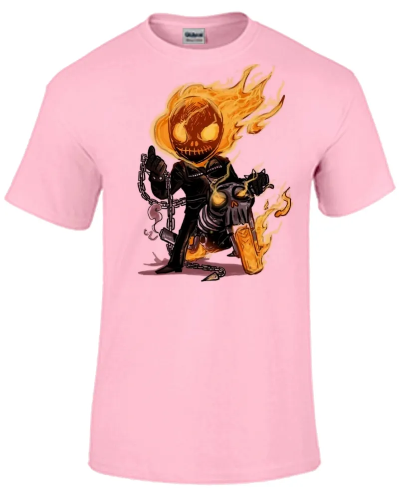 Baby look blusa feminina ou Camiseta Motoqueiro fantasma moto bike Imagem