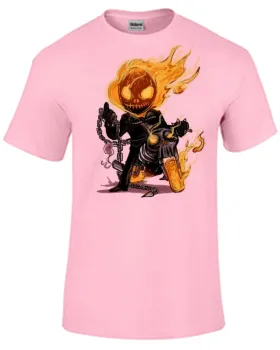 Baby look blusa feminina ou Camiseta Motoqueiro fantasma moto bike