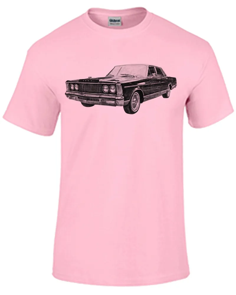 Baby look blusa feminina ou Camiseta landau Galaxie carro antigo Imagem