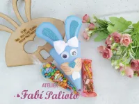 G1.851  Gabarito de Moldes  em MDF Mini Cone Coelho