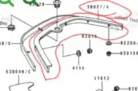 Parachoque Frontal Jet Ski Kawasaki TS650 JF650 SC650 JL650 1989 a 1995  39027-3717 39027-3712 39027-3722 - Foto 5
