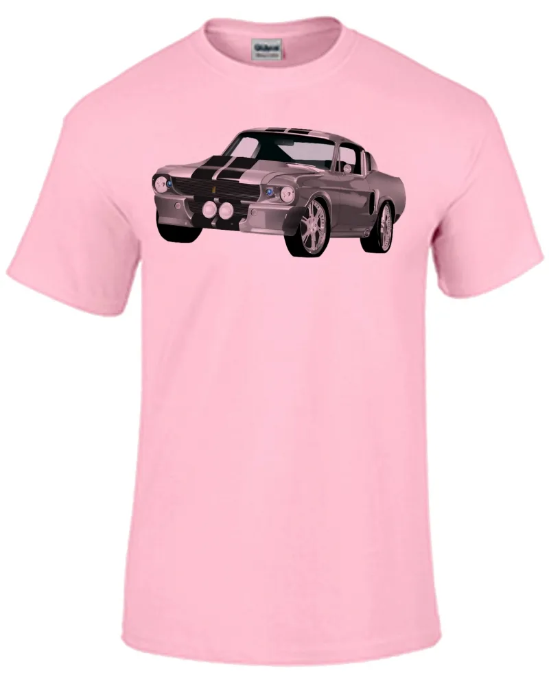 Baby look blusa feminina ou Camiseta Mustang Maverick carro antigo