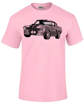 Baby look blusa feminina ou Camiseta Mustang Maverick carro antigo