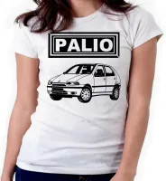 Baby look blusa feminina ou Camiseta Palio carro antigo anos 90 - Foto 4