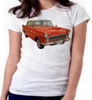Baby look blusa feminina ou Camiseta Simca Chambord carro antigo - Foto 3