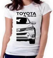 Baby look blusa feminina ou Camiseta Toyota Rav4 camionete top - Foto 3
