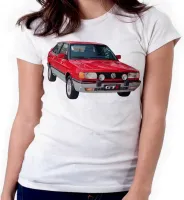 Baby look blusa feminina ou Camiseta Volkswagen Gol gti - Foto 4