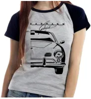 Baby look blusa feminina ou Camiseta Volkswagen karmann ghia - Foto 3