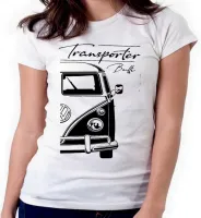 Baby look blusa feminina ou Camiseta Volkswagen kombi classico - Foto 3
