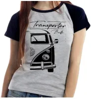Baby look blusa feminina ou Camiseta Volkswagen kombi classico - Foto 4