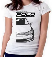 Baby look blusa feminina ou Camiseta Volkswagen Polo GTI carro - Foto 3