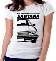 Baby look blusa feminina ou Camiseta Volkswagen Santana carro antigo - Foto 3