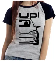 Baby look blusa feminina ou Camiseta Volkswagen UP carro classico - Foto 3