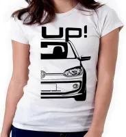 Baby look blusa feminina ou Camiseta Volkswagen UP carro classico - Foto 4