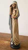 Imagem Nossa Senhora Colo de Mãe 32 cm em Gesso Premium - Foto 3