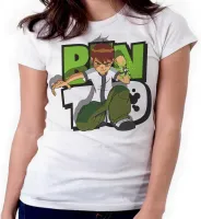 Baby look blusa feminina ou Camiseta Ben 10 menino super heroi - Foto 3