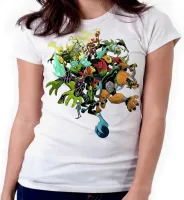 Baby look blusa feminina ou Camiseta Ben 10 personagens monstros - Foto 4