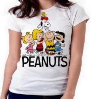 Baby look blusa feminina ou Camiseta charlie brown snoopy e turma - Foto 3
