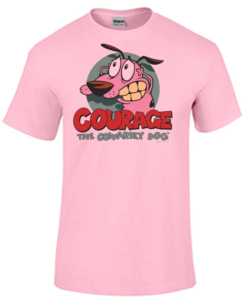 Baby look blusa feminina ou Camiseta Coragem cão covarde dog cachorro